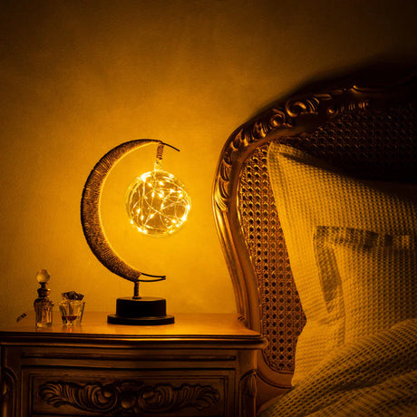 Enchanted Moon Glass Pendant Light dimensions and design detail | OroDwell
