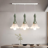 Floral Pendant Light Silhouette Detail View - OroDwell