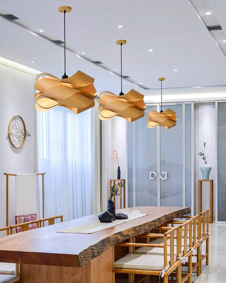 LumaOak Pendant Light Dimension Diagram Model B