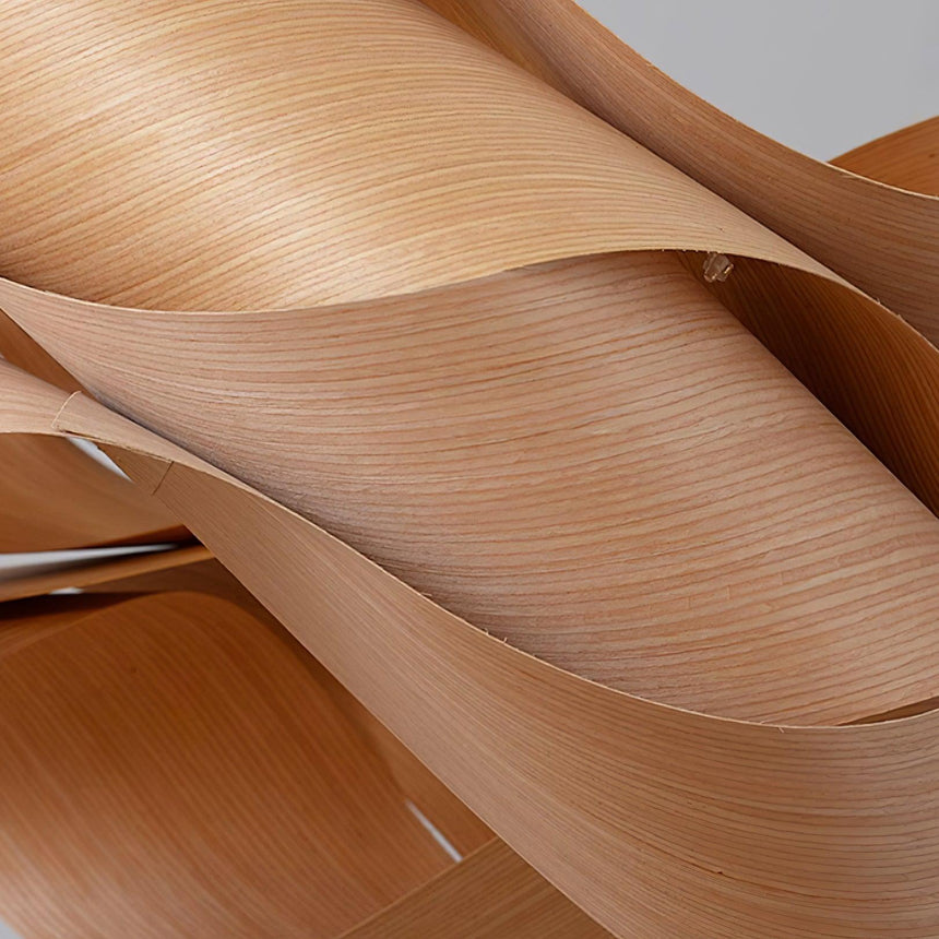 Wood Grain Pendant Light Refined Elegant Design - OpalDwell