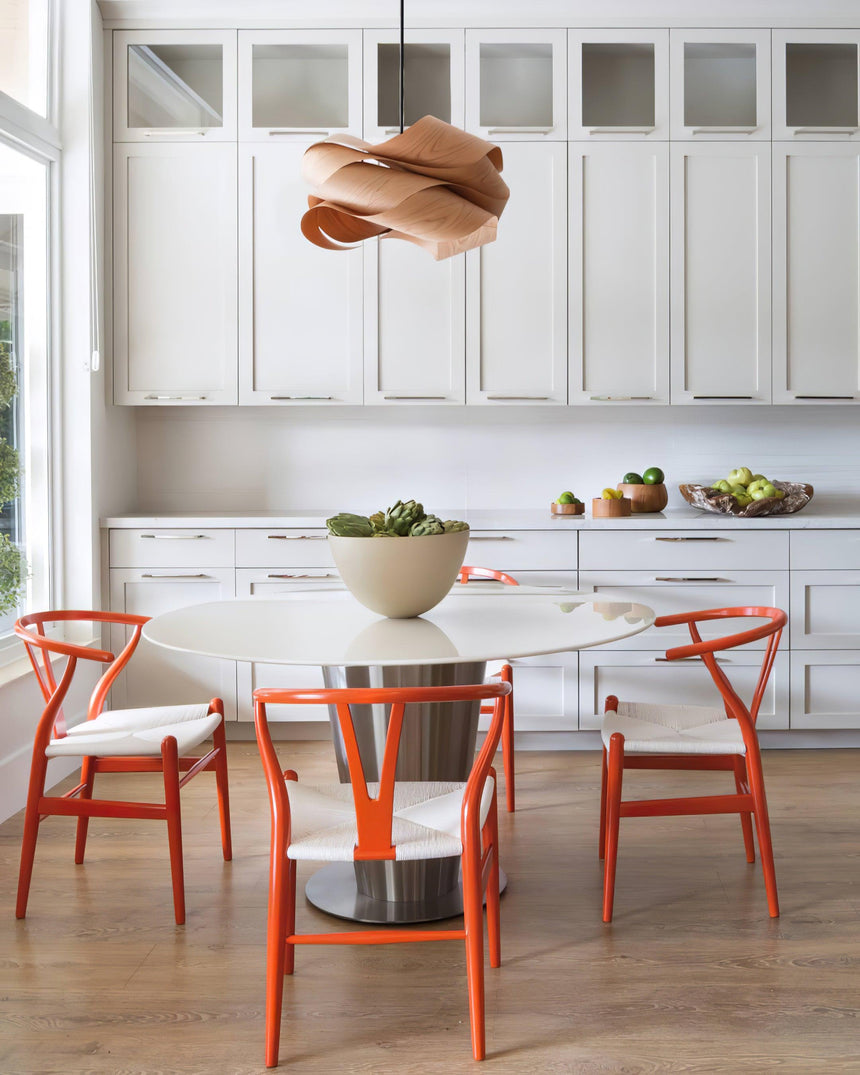 Wood Grain Pendant Light for Kitchen Decor
