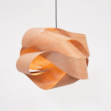 Wood Grain Pendant Lamp Design Detail