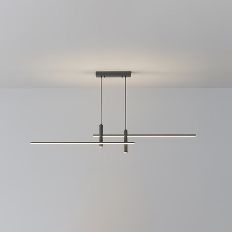 Nexa Linear Pendant Light for Modern Dining Room Lighting - OpalDwell