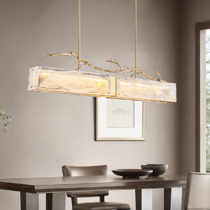 Modern Glass Chandelier for Dining Room