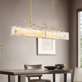 Modern Glass Chandelier for Dining Room