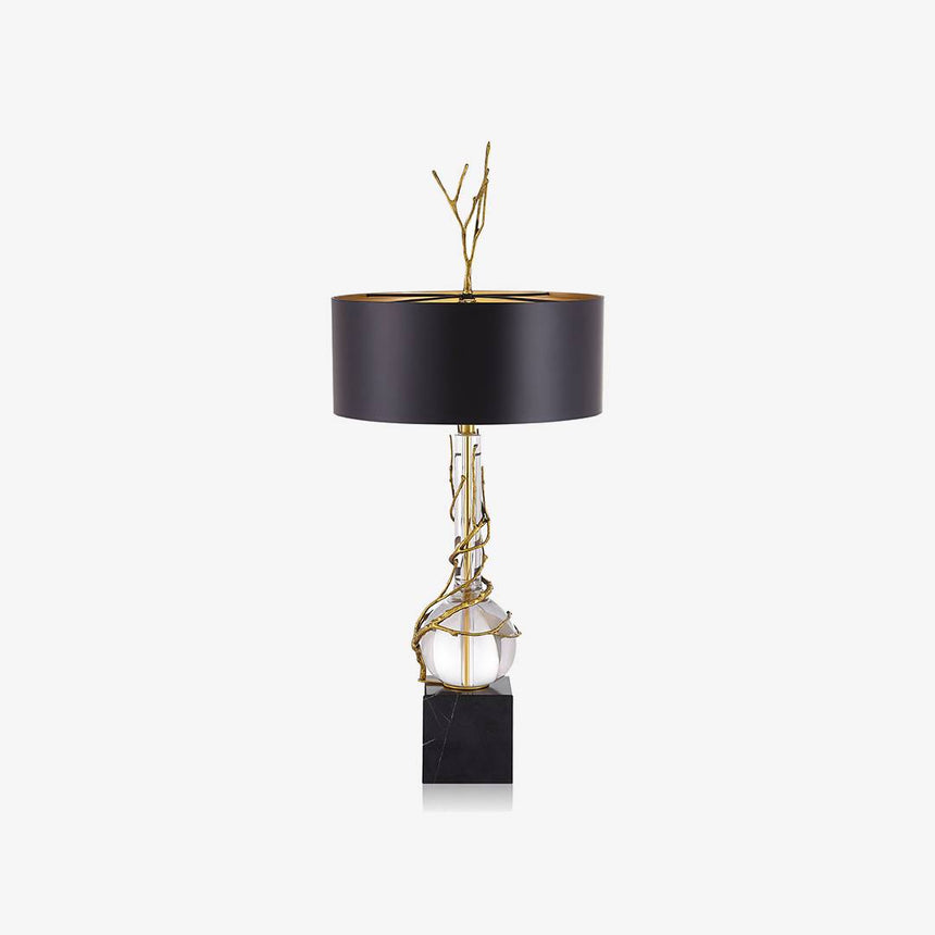 Crystal Accent Table Lamp for Home Office
