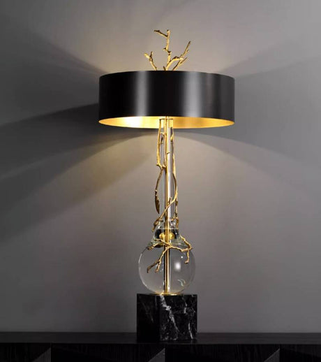 Marble Base Table Lamp for Bedroom