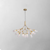 Gold Branch Chandelier for Living Room