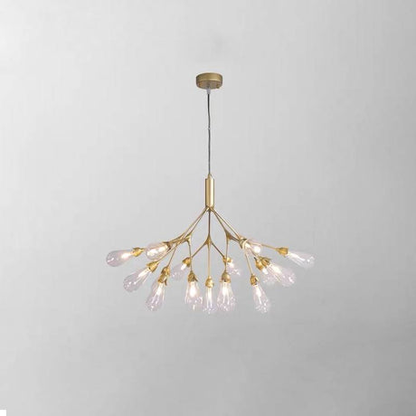 Gold Branch Chandelier for Living Room