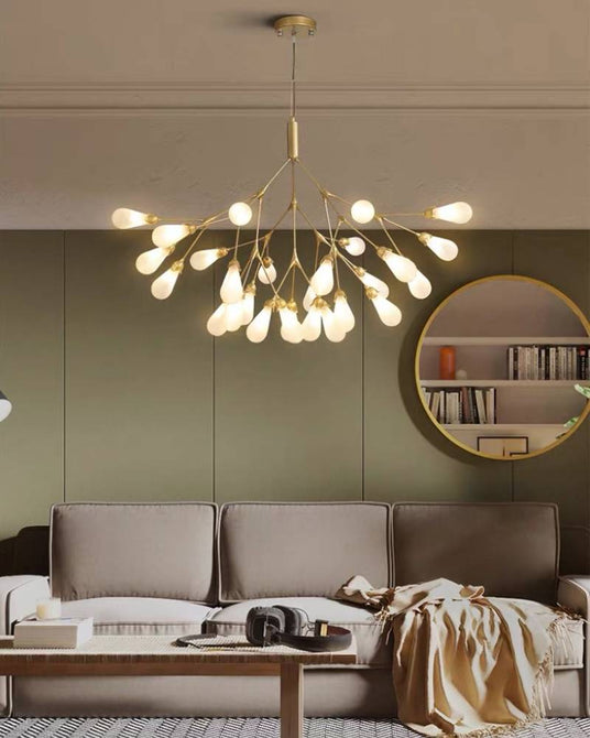 Sculptural Chandelier for Dining Room