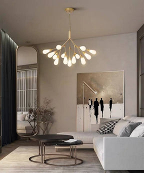 Gold Branch Chandelier for Living Room