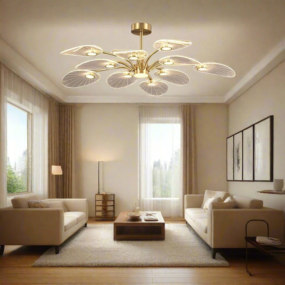 Gold Modern Dining Room Chandelier