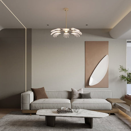 Tri-Color LED Chandelier for Dining Spaces