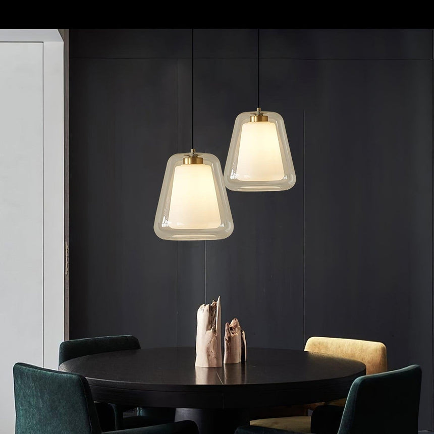 Timeless Glass Pendant Lamp for Living Room Decor