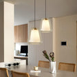 Glass and Metal Pendant Light for Modern Rooms