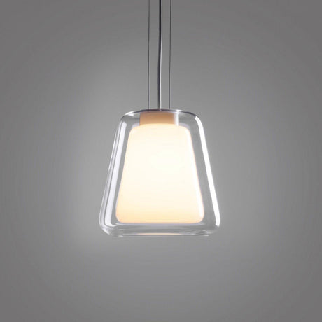 Metal and Glass Pendant Lamp for Dining Room Lighting