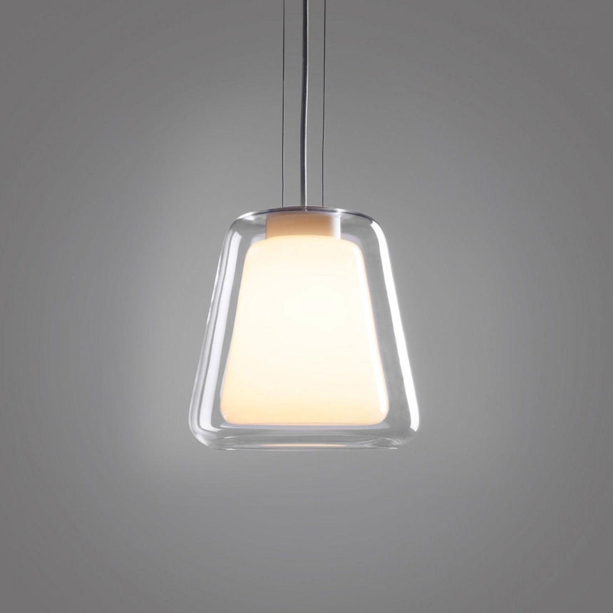 Metal and Glass Pendant Lamp for Dining Room Lighting