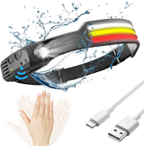 TrailGlow Rechargeable LED Headlamp for Running