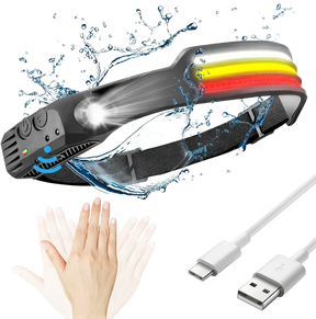 TrailGlow Rechargeable LED Headlamp for Running