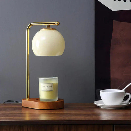 Minimalist candle lamp for relaxing ambiance