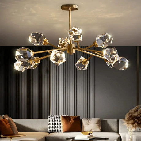 K9 Crystal Pendant Light Close-up Detail