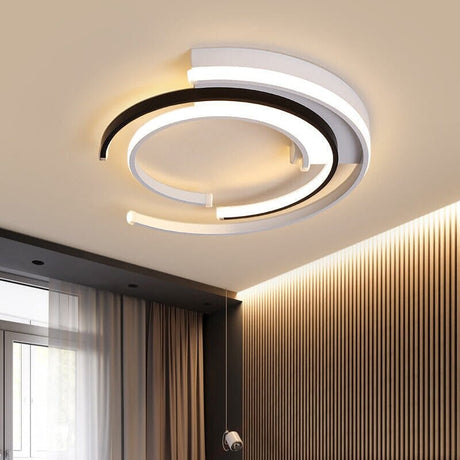 Remote Controlled Ceiling Light Installed in Dining Area