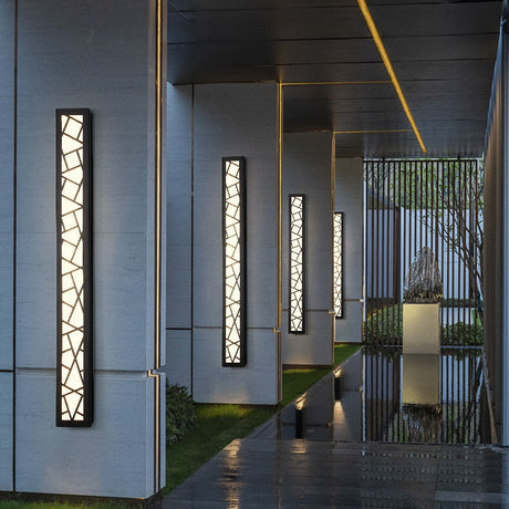 Weatherproof wall sconce for hallway