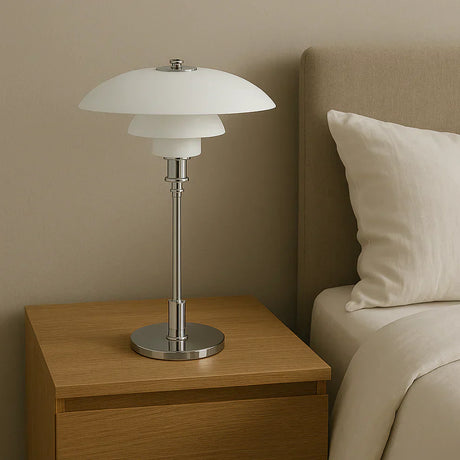 Soft diffused table lamp for quiet moments