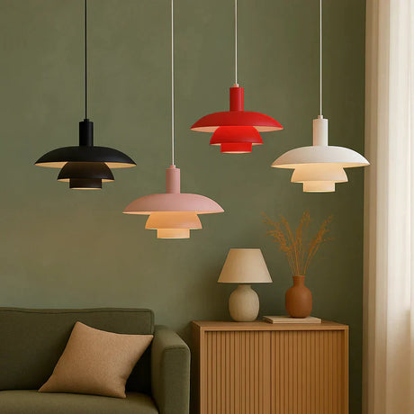 Pendant Light Installed Overhead View OpalDwell