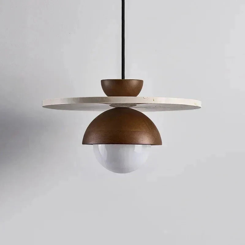 Modern Wood Pendant Light Minimalist Design