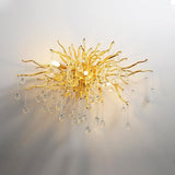 Dimmable Crystal Wall Light Fixture