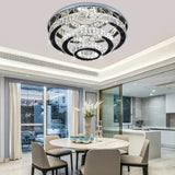K9 Crystal Chandelier with Chrome Frame Detail