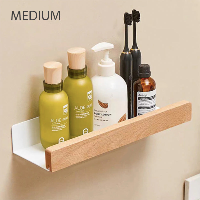 Bathroom wall shelf - wall-mounted installation