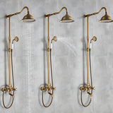 In-wall shower system - shower and bathtub compatible