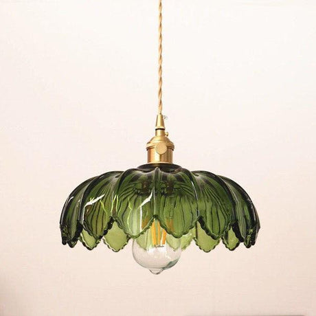 Lyra Pendant Light Brushed Brass Finish Detail View - OpalDwell