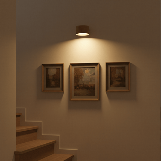 Energy efficient wall lighting fixture