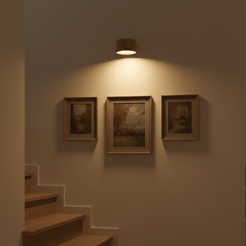 Energy efficient wall lighting fixture