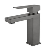 Stainless steel bathroom faucet - hot and cold water control