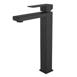 Stainless steel bathroom faucet installed in a bathroom setting