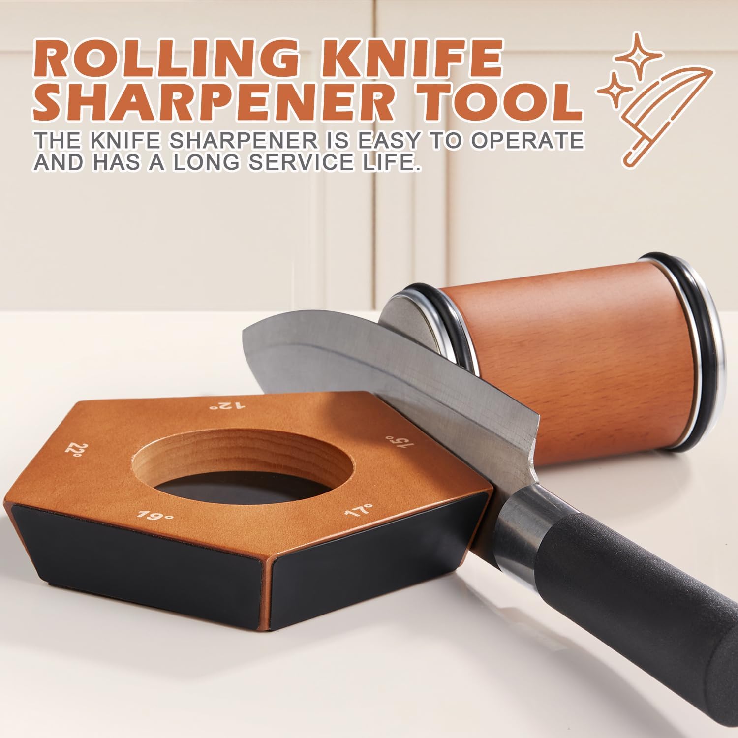 Quellio Edge Diamond Sharpener – Five Grinding Angles