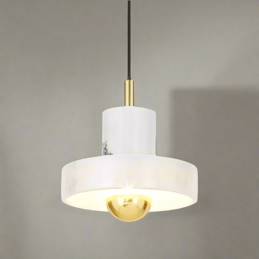 Elegant Marble Pendant Light For Living Room - OroDwell