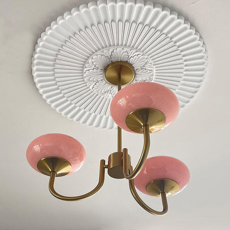 Alora Marshmallow Chandelier Cream Shade Design