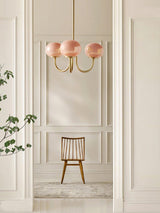 Glass Chandelier Timeless Glow Refined Ambiance