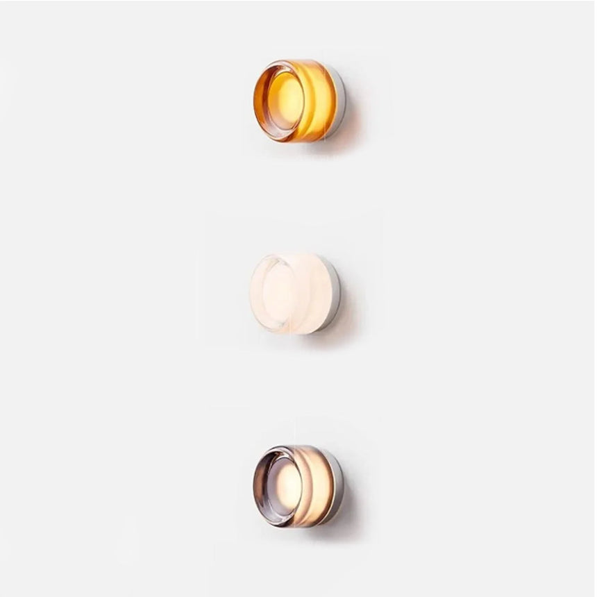 Glass Wall Sconce for Bedroom Ambient Glow