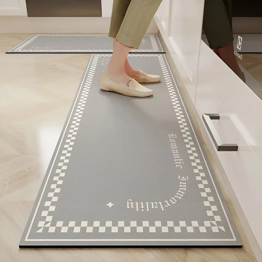 Quick-Dry Non-Slip Kitchen Mat overall product view - OpalDwell