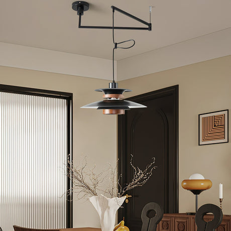 Pendant Light In Metal And Wood Finish - OroDwell