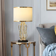 Marble Table Lamp Warm Ambient Glow for Bedroom