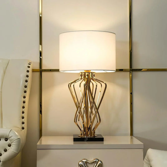 Gold Luxury Table Lamp for Living Room Lighting