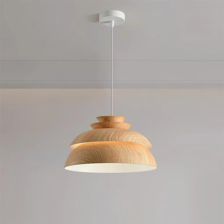 VerdantGlow Hanging Lamp Full Fixture Front View - OpalDwell