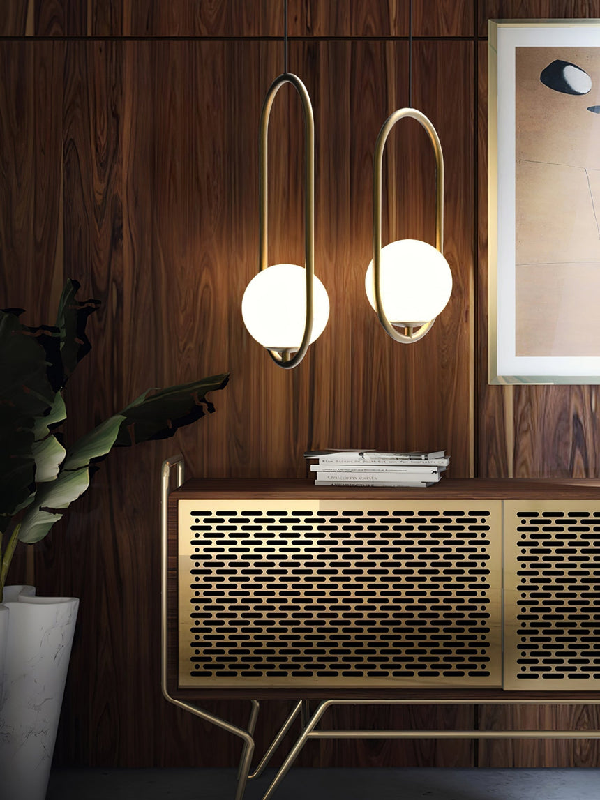 Glass Pendant Light Ambient Lighting View - OroDwell